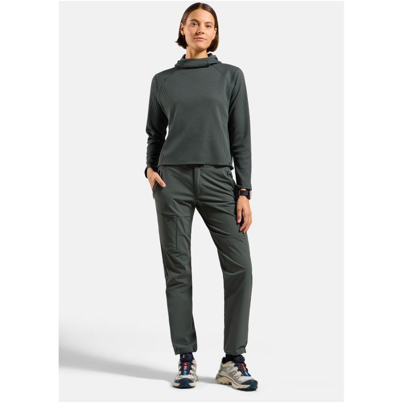 Odlo Mid Layer Hoody CUBIC, green