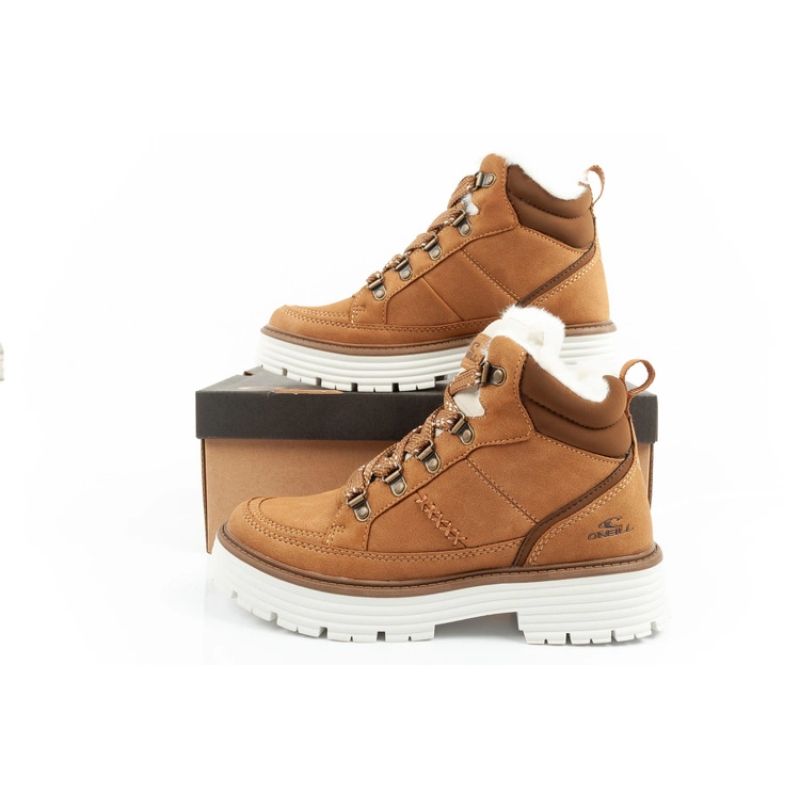 O'neill winter boots women's hiking boots ankle boots insulated fashionable brown ONeill