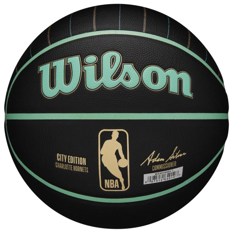 Wilson NBA Team City Collector Charlotte Hornets Ball WZ4016404ID basketball Accessories/Balls/Basketball Your Sports Performance