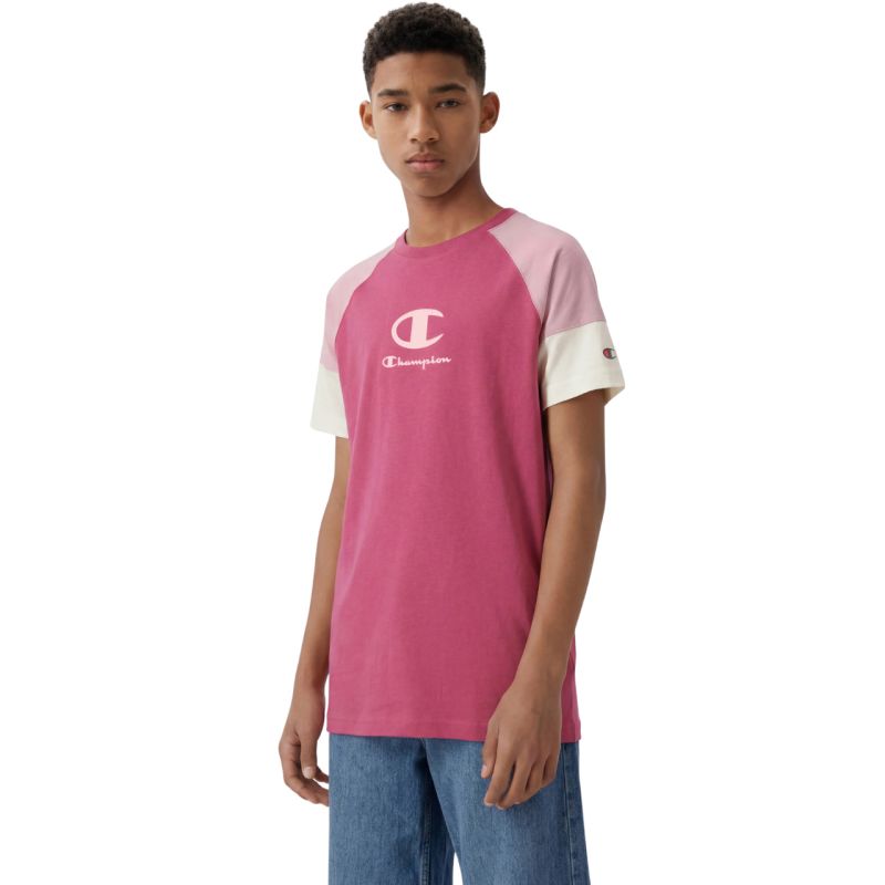 Champion SS Tee for Kids Pink 307719 PS029