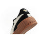 Puma women's sports shoes sneakers Carina 3.0 leather black fashionable