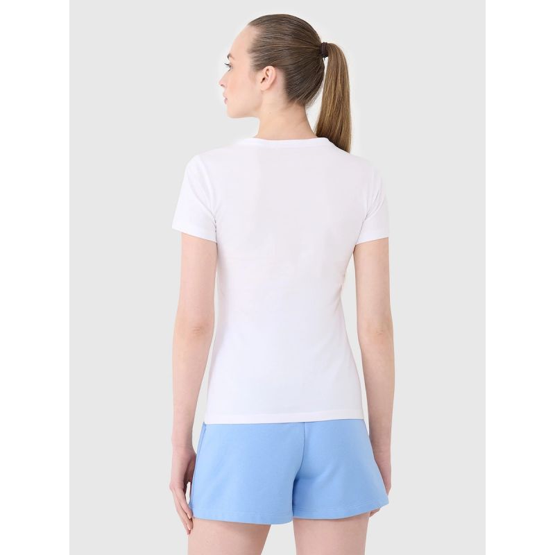 Slim plain women's T-shirt 4F 4FWMM00TTSHF2673-10S 4f