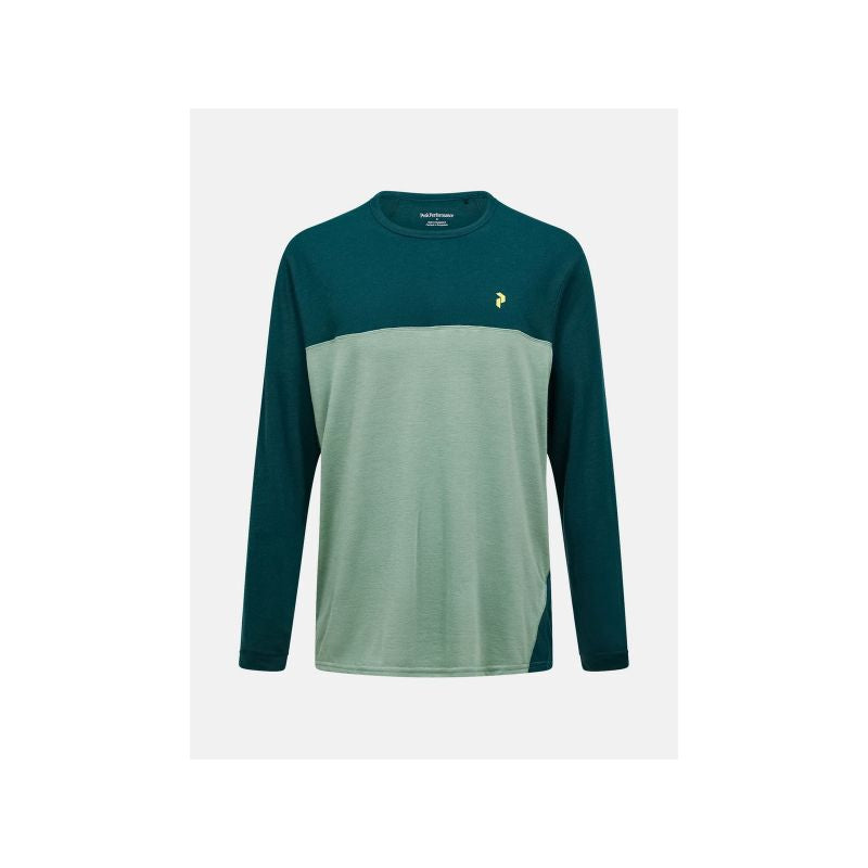 PEAK PERFORMANCE M Trail Wool-Blend Longsleeve T-shirt, green