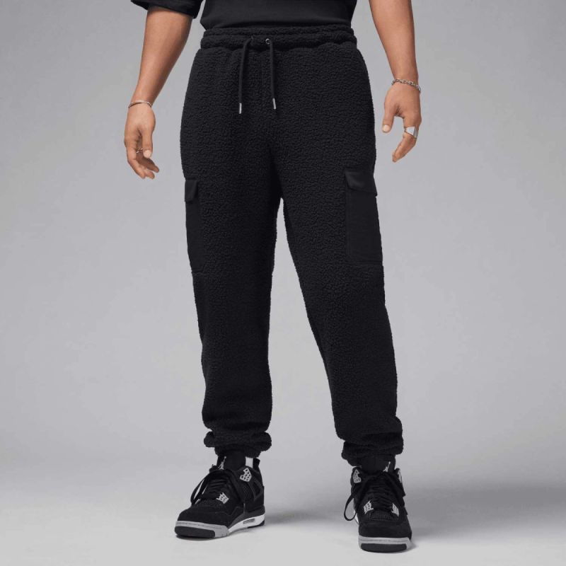 Men's Air Jordan Flight Sherpa Pants Black - FV7450-010 AIR Jordan