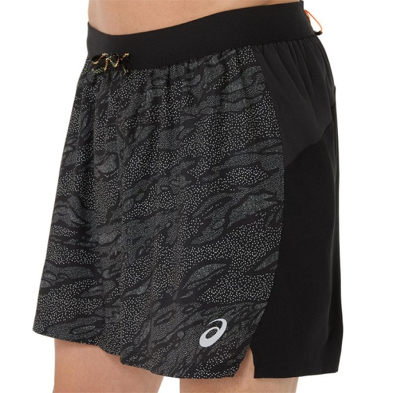 Asics FujiTrail All Over Print 5IN Short M 2011D392001 Clothing/Running Asics
