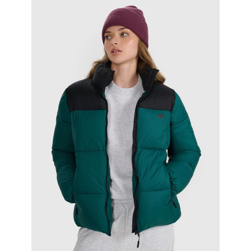 Women’s Puffer Jacket with Synthetic Down Filling 4F 4FWAW25TDJAF581-41S
