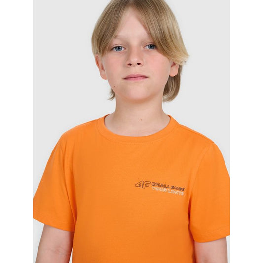 Boy's regular printed T-shirt 4F 4FJWAW25TTSHM2415-70S *Kategoria tymczasowa Your Sports Performance