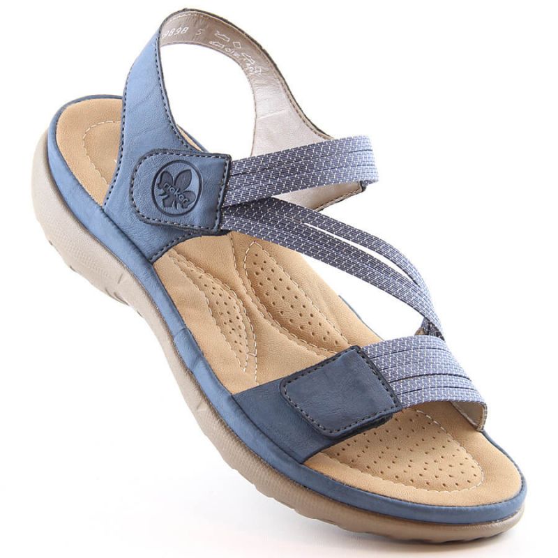 Comfortable Rieker W RKR587 blue sandals Footwear/Lifestyle/Rieker Your Sports Performance