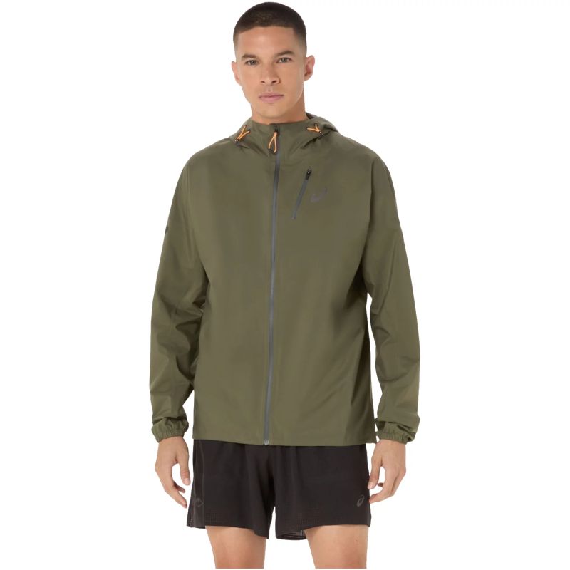 Asics FujiTrail Elite Waterproof Jacket 2011D265-301 Green L In preparation Your Sports Performance