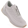 Women's leather openwork shoes gray Sergio Leone SP013 To be categorized Your Sports Performance