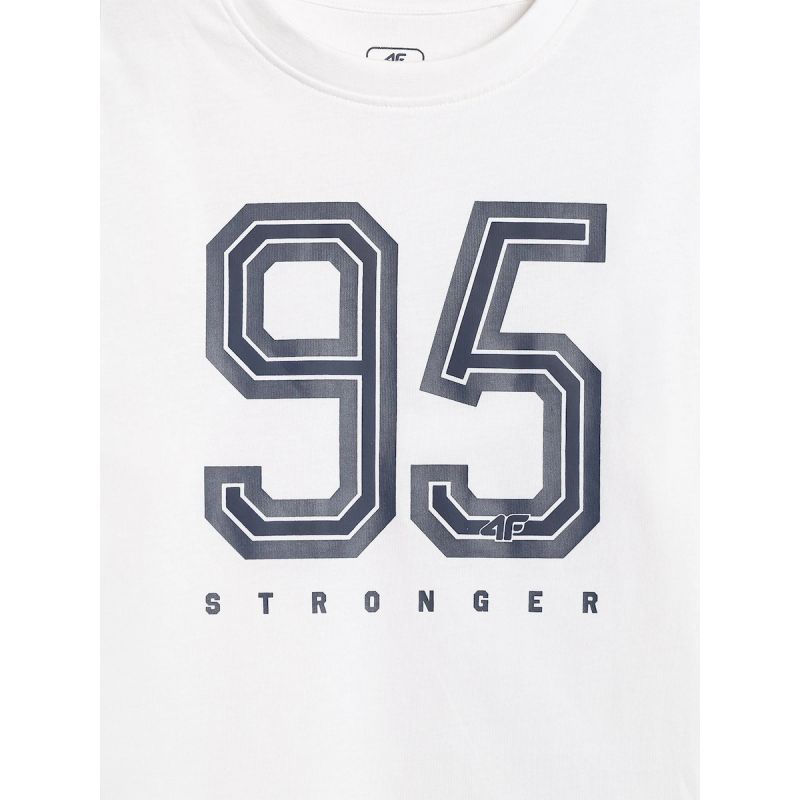 Boy's loose T-shirt with print 4F 4FJRSS26TTSHM3786-10S 4f