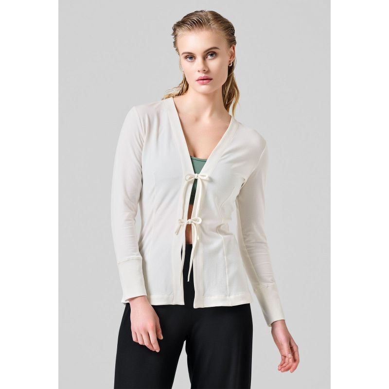 CASALL Studio Cardigan Sweatshirt White Casall