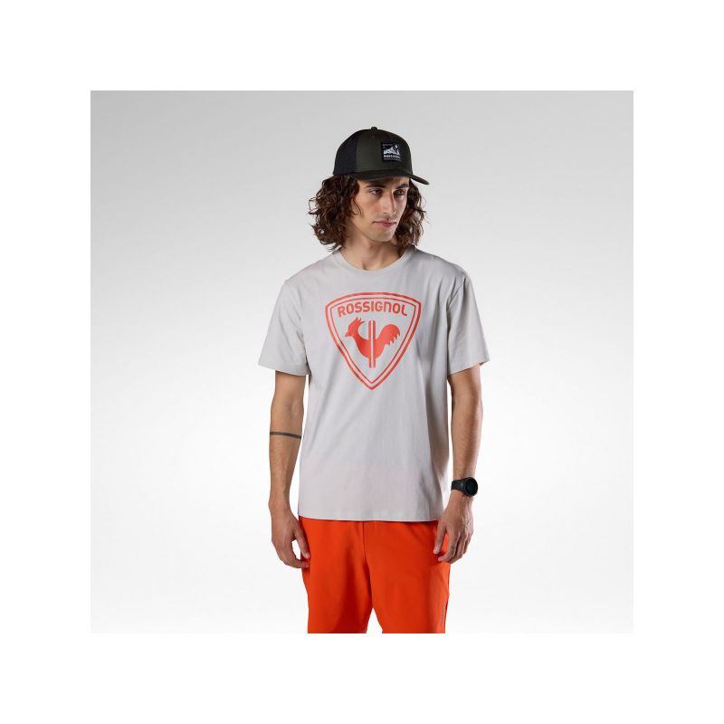 ROSSIGNOL Cliffside Tee Men's T-Shirt Gray