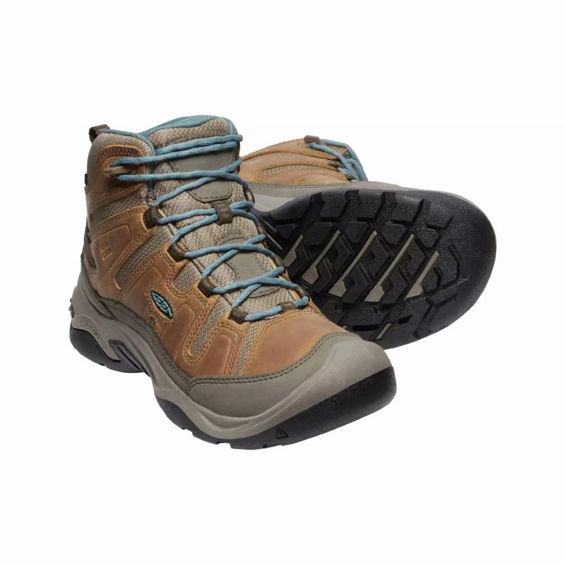 KEEN CIRCADIA MID WP TOASTED COCONUT/NORTH ATLANTIC W KE-1026764 shoes Footwear/Outdoor/Keen Your Sports Performance