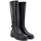 Sergio Leone KZ-32-S black leather women's boots