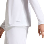adidas Entrada 26 Long Sleeve Jersey Kids’ Shirt, White, KF5874