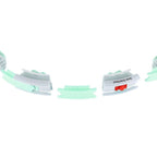 Hula hoop HMS HHW06 with studs, weight and counter green In preparation Your Sports Performance