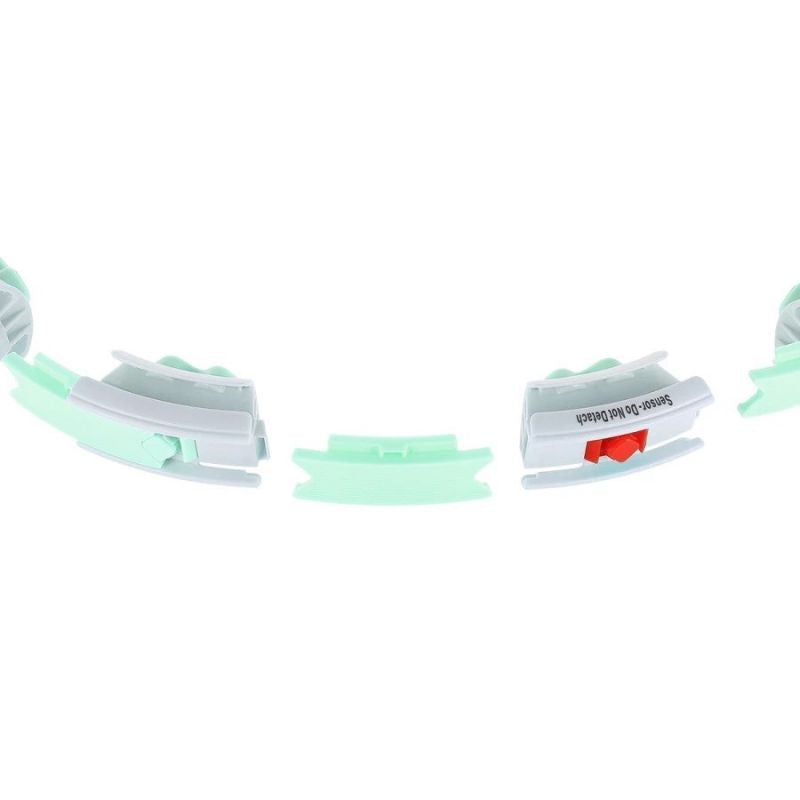 Hula hoop HMS HHW06 with studs, weight and counter green In preparation Your Sports Performance