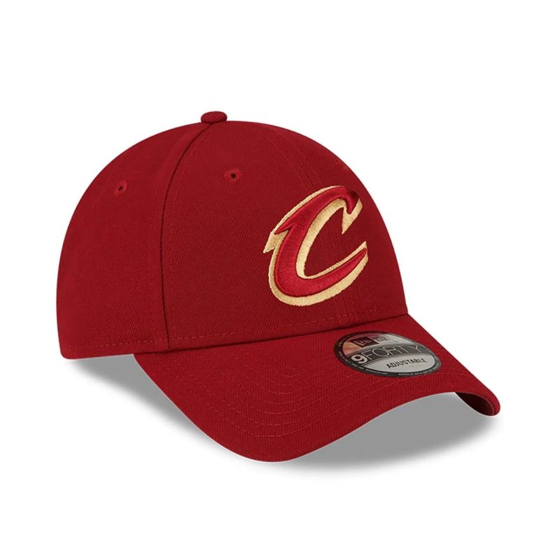 New Era 9FORTY The League NBA Cleveland Cavaliers Red Cap - 60243654 Odzież/Czapki/Czapki z daszkiem Your Sports Performance