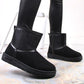 Black snow boots on the Big Star W INT1751B platform Footwear/Lifestyle Your Sports Performance
