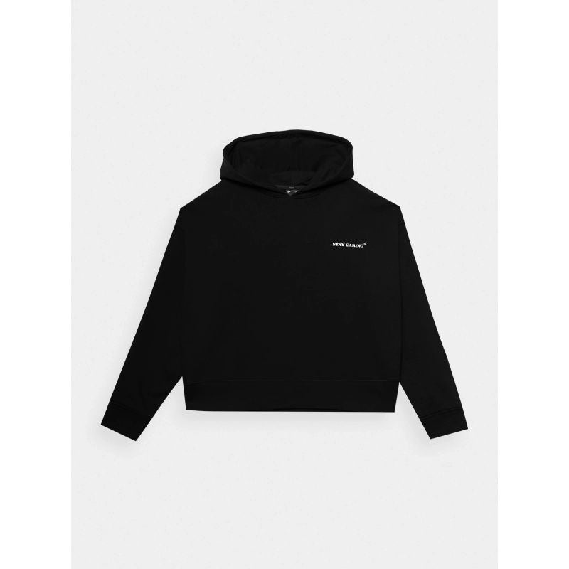 Women's sweatshirt with hood, open, 4F 4FWSS24TSWSF1003-20S *Kategoria tymczasowa Your Sports Performance