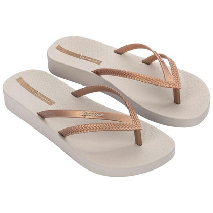 Ipanema women's flip-flops Bossa Soft comfortable beige fashionable