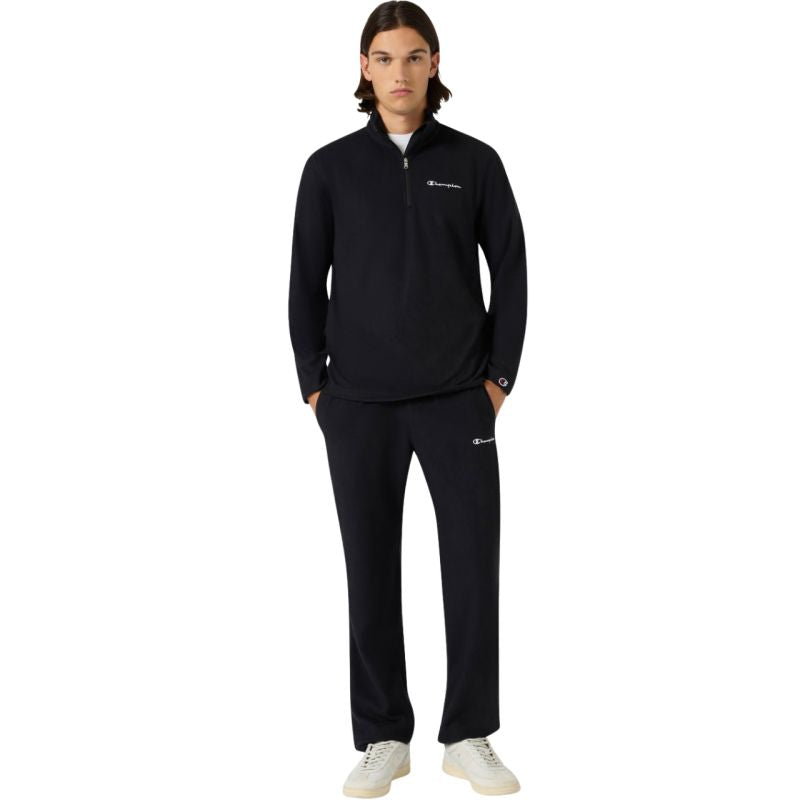 Champion Half Zip Top Men's Fleece Sweatshirt Black 220446 KK001