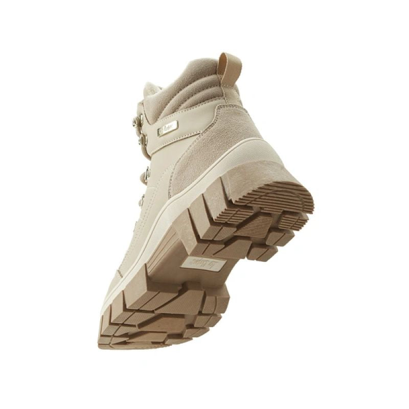 Lee Cooper women's winter boots beige insulated ankle boots