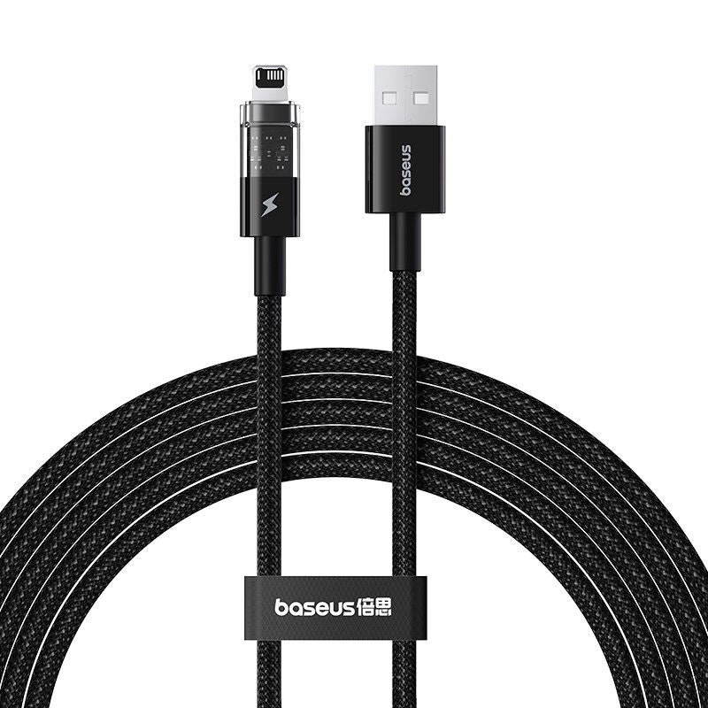 Baseus Gem USB Type A to iPhone 2.4A Cable (Black) In preparation Your Sports Performance