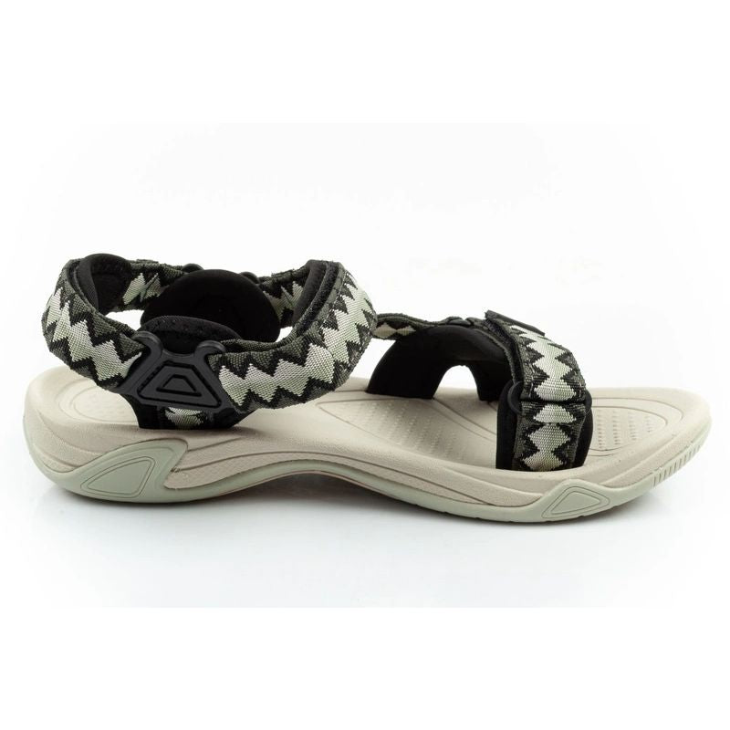 CMP Hamal women's sandals with Velcro fastening and trekking sole, green CMP