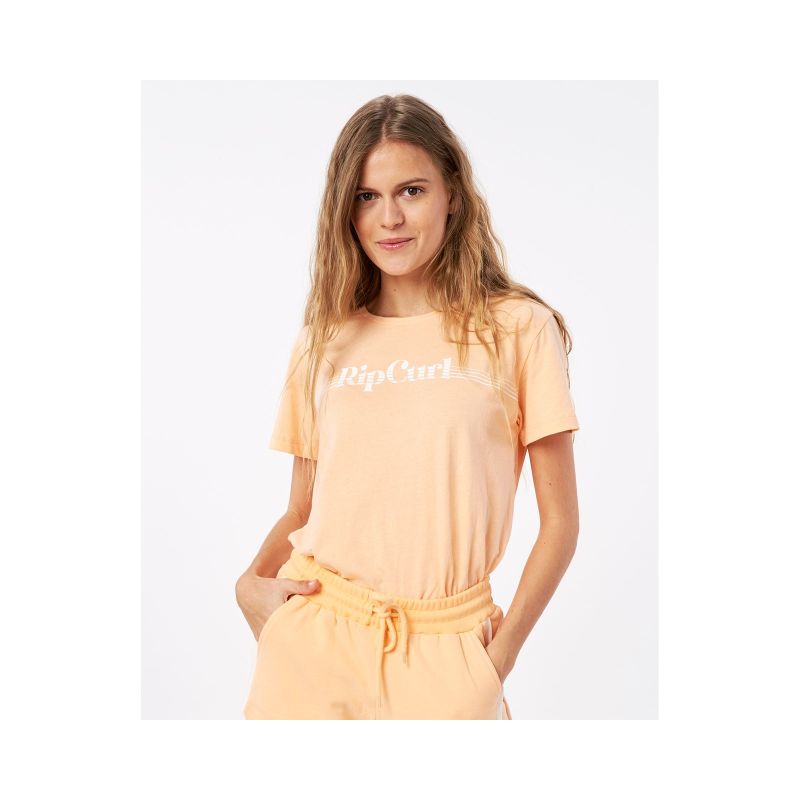 RIP CURL Re-Entry Standard Tee - Light Orange Import z PMSport Your Sports Performance