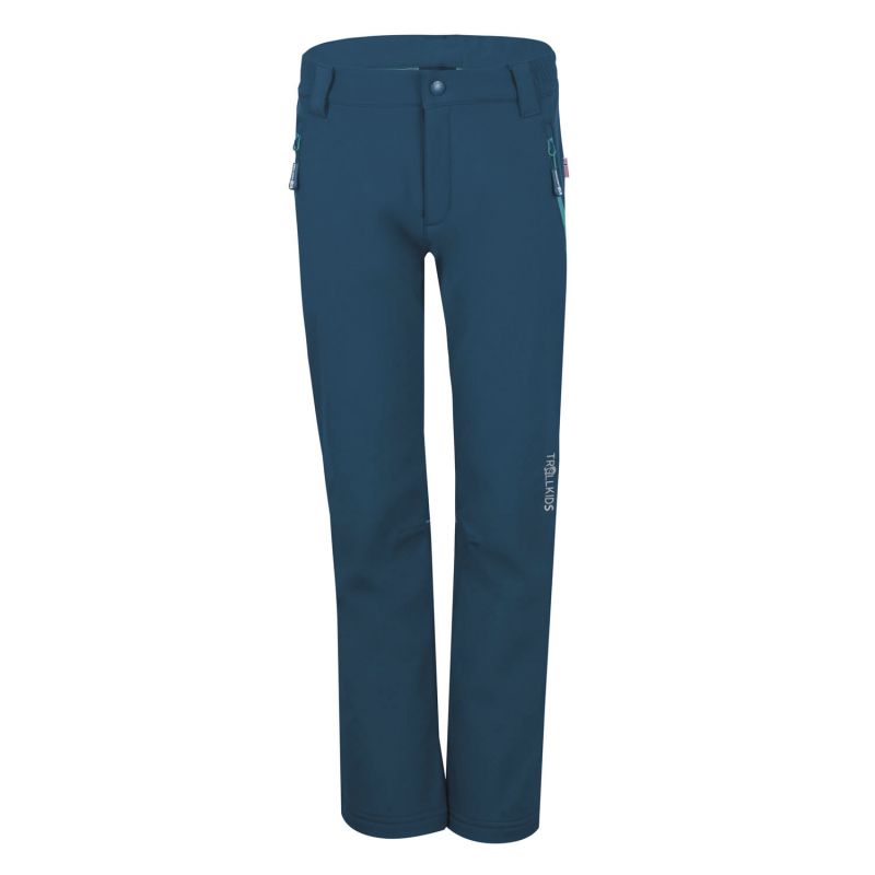 Trollkids Kids Fjell Softshell Pant blue (117-142) In preparation Your Sports Performance