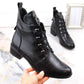 Insulated flat-heeled ankle boots Jezzi W JEZ412A, black Footwear/Outdoor/Jezzi Your Sports Performance