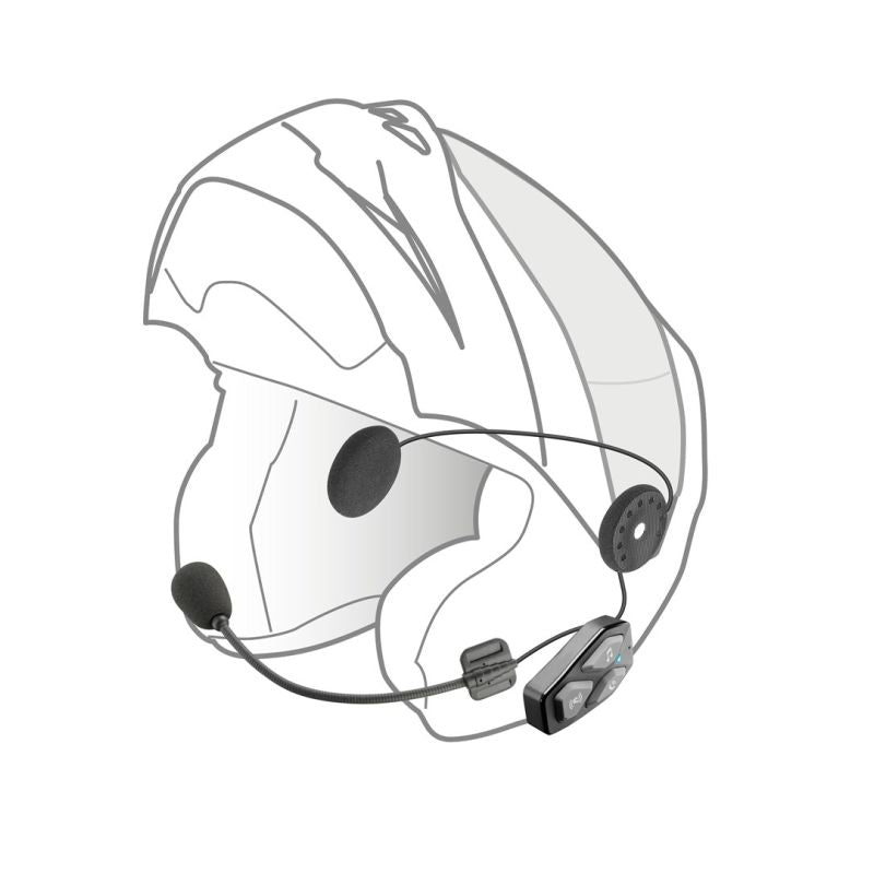 INTERPHONE U-COM 3 motorcycle intercom, set for 2 helmets In preparation Your Sports Performance