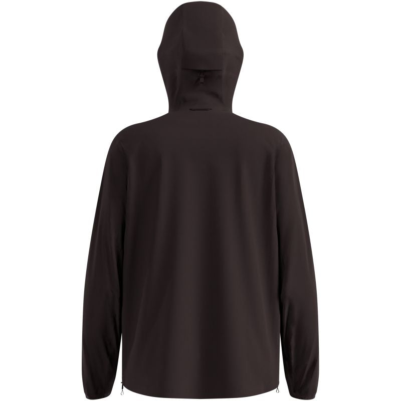 Women's Odlo ESSENTIAL 2.5L WATERPROOF Jacket hardshell rain jacket, brown