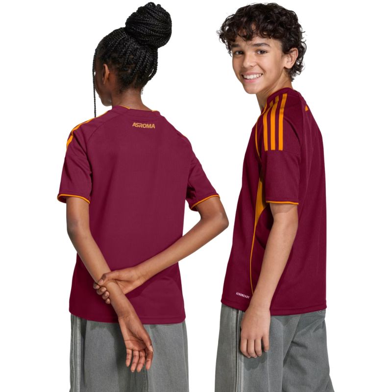 adidas AS Roma 25/26 Home burgundy kids' jersey JX2613 Clothing Your Sports Performance