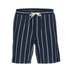 Jack&Jones men's striped shorts JPSTJAIDEN COBA STRIPE JOG SHORTS REG SN 12274413 SKY CAPTAIN/STRIPES Jack&Jones