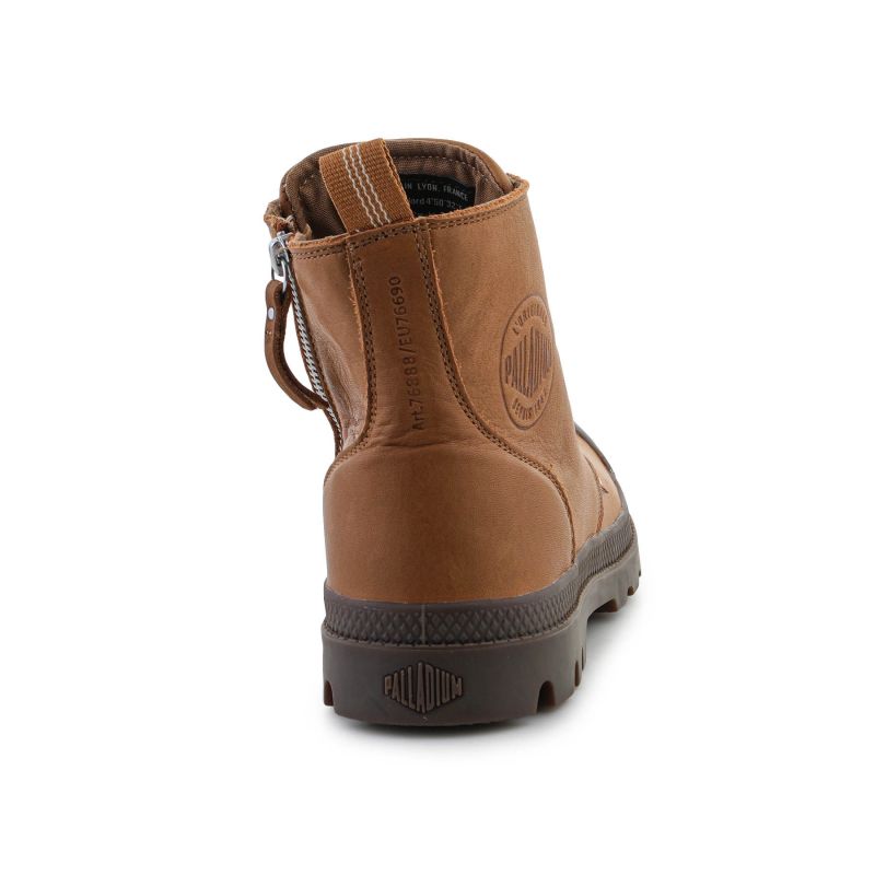 Palladium Pampa Zip Lth Ess U shoes 76888-252-M Dear Brown Footwear/Lifestyle/Palladium Your Sports Performance