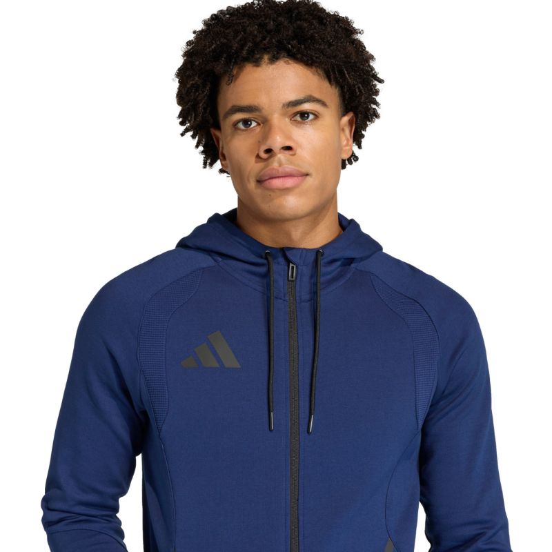 Men's adidas Tiro 26 Travel Sweat Hoodie Navy Blue KF6078 Clothing Your Sports Performance