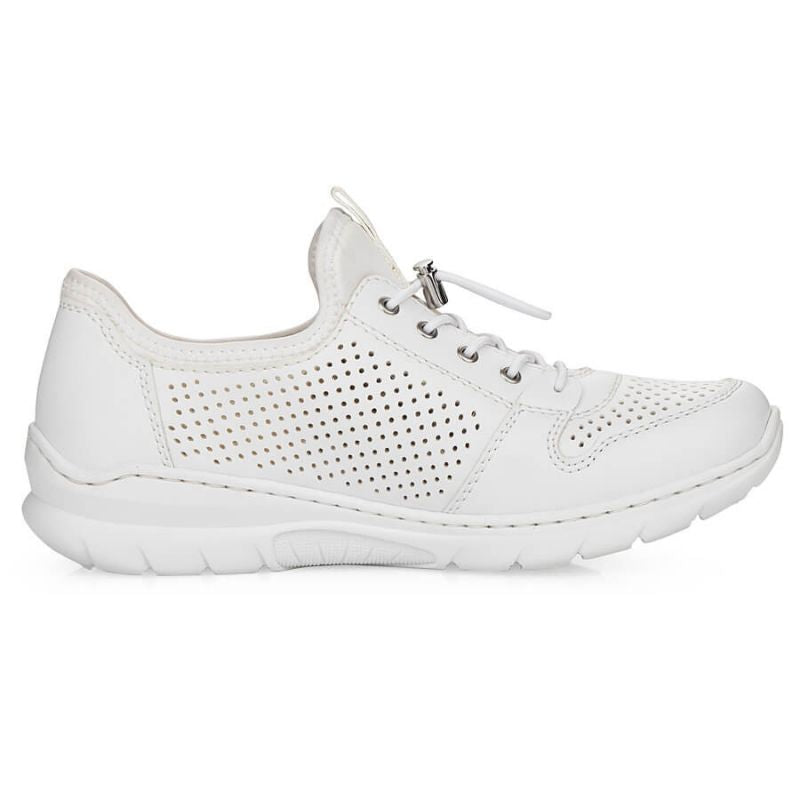 Comfortable Rieker W L3254-80 white shoes