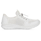 Comfortable Rieker W L3254-80 white shoes