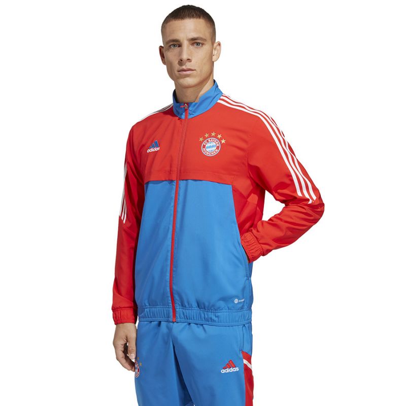 Sweatshirt adidas FC Bayern Pre Jacket M HU1274 Clothing/Football Adidas