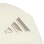 Adidas New Logo Beanie Cuff Cream JX5745 Clothing Your Sports Performance