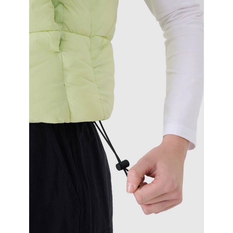 Cropped down vest with synthetic filling for women 4F 4FWSS25TVJAF182-45S *Kategoria tymczasowa Your Sports Performance