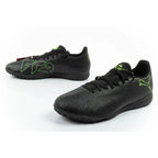 Puma men's sports shoes Future 8 Play TT turf football shoes black green Puma