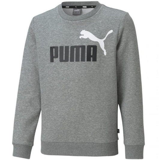 Sweatshirt Puma ESS + 2 Col Big Logo Crew FL Jr 586986 03 Clothing/Training Puma