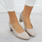 Nude Sergio Leone PB178 block heel pumps Footwear Your Sports Performance