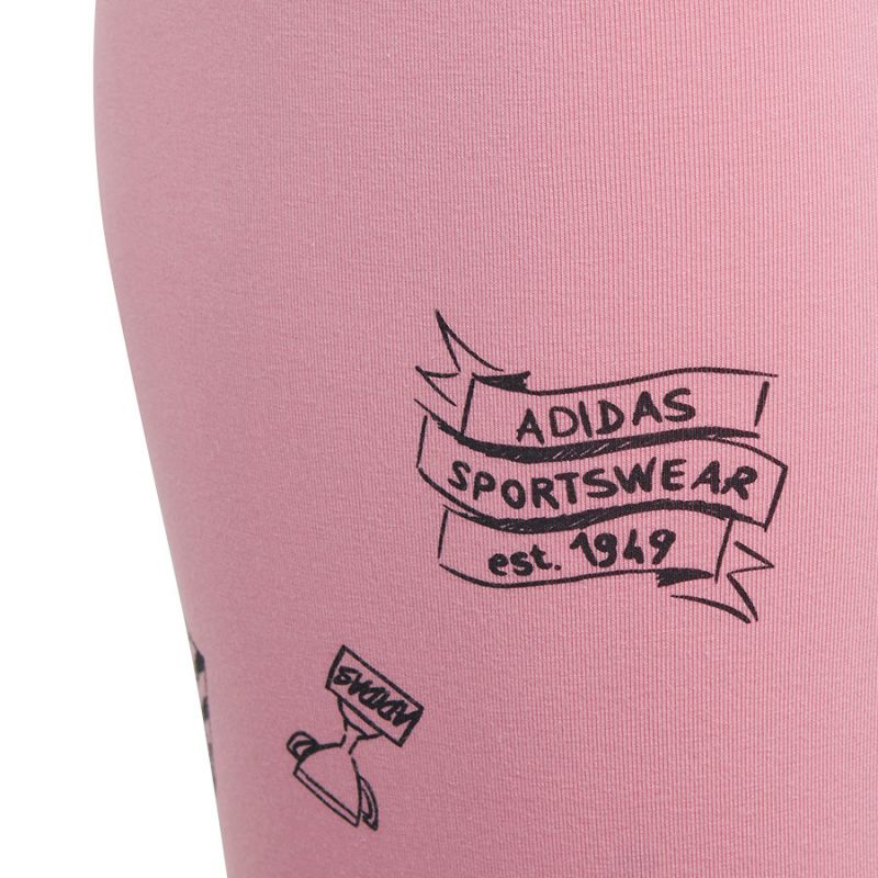 Leggings adidas JG Bluv Q3 Tight Jr IA1568 Clothing/Training Adidas