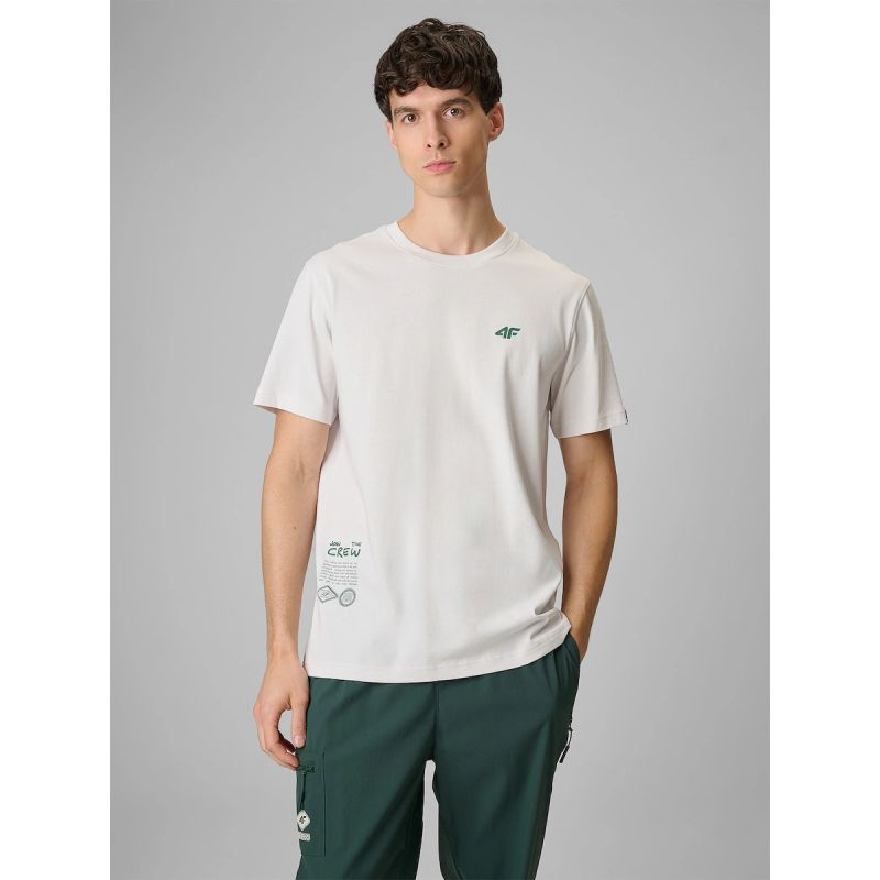 Men's regular printed T-shirt 4F 4FRSS26TTSHM3814-11S 4f