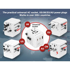 GEMBIRD UNIVERSAL TRAVEL ADAPTER 20W, WHITE Kable i adaptery/Adaptery, przejściówki Your Sports Performance